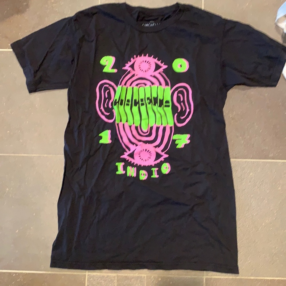 NWOT Black Coachella 2017 Indio Tee (M)